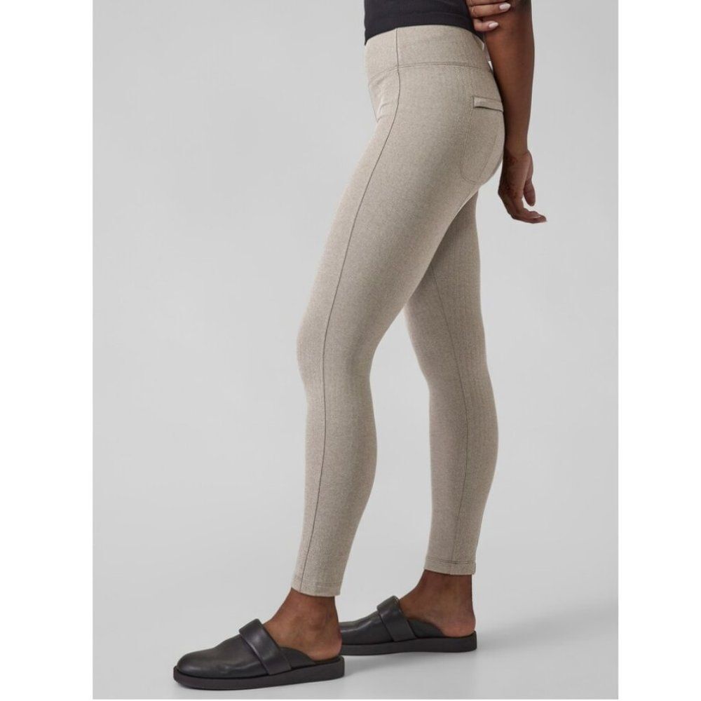 Athleta 'Delancey' Herringbone Tight -  Bluff Grey                           474